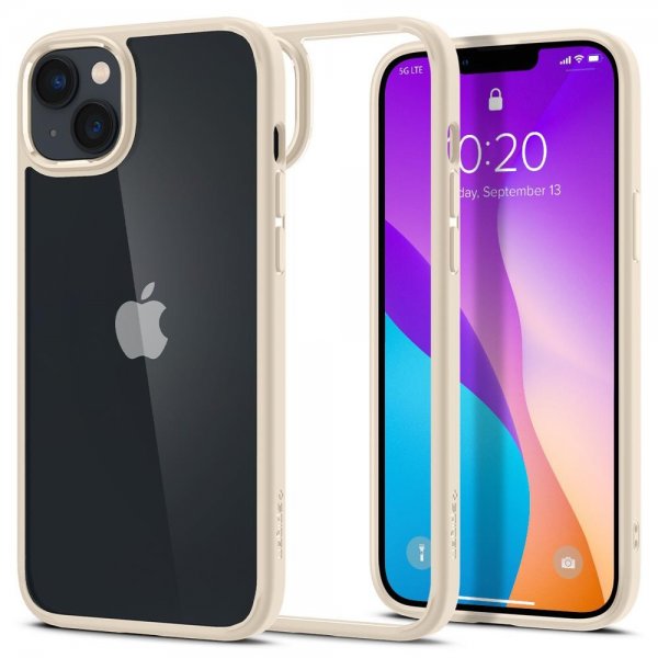 Spigen iPhone 14 Deksel Ultra Hybrid Sand Beige