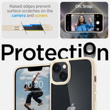 Spigen iPhone 14 Deksel Ultra Hybrid Sand Beige