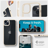 Spigen iPhone 14 Deksel Ultra Hybrid Sand Beige
