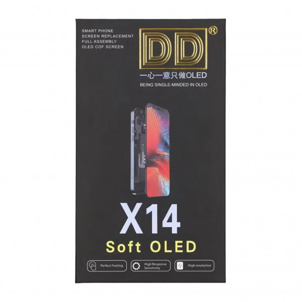 iPhone 14 Soft OLED Display High Quality Black (DD brand)