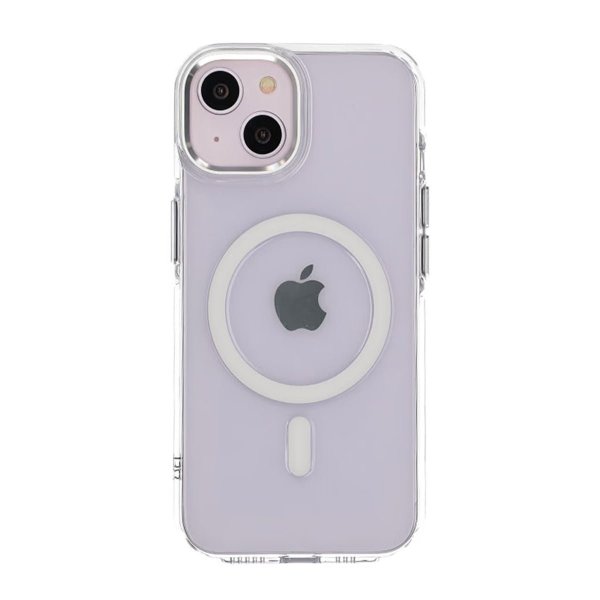 Rvelon iPhone 13/iPhone 14 Deksel TPU MagSafe Transparent
