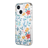 iPhone 14 Plus/iPhone 15 Plus Deksel Blomstermønster MagSafe Kvister