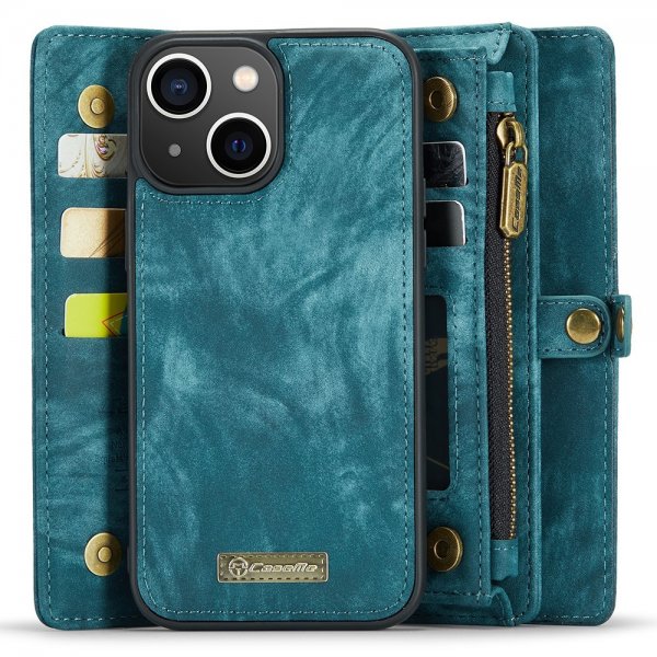 CaseMe iPhone 15 Etui 008 Series Avtakbart Deksel Petrol