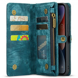CaseMe iPhone 15 Etui 008 Series Avtakbart Deksel Petrol
