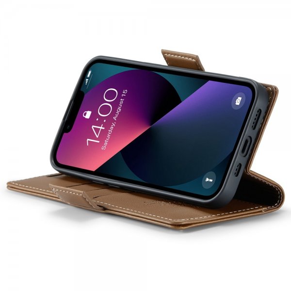 CaseMe iPhone 15 Etui 023 Series Brun