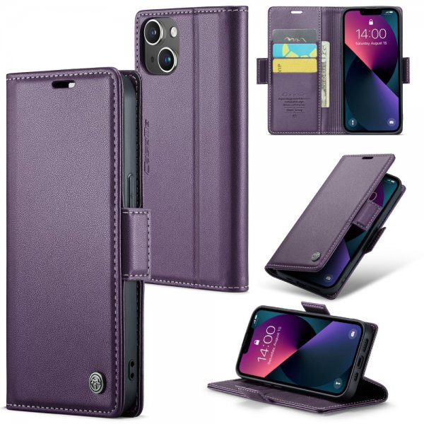 CaseMe iPhone 15 Etui 023 Series Lilla