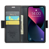 CaseMe iPhone 15 Etui 023 Series Svart