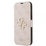 Guess iPhone 15 Etui 4G Logo Rosa