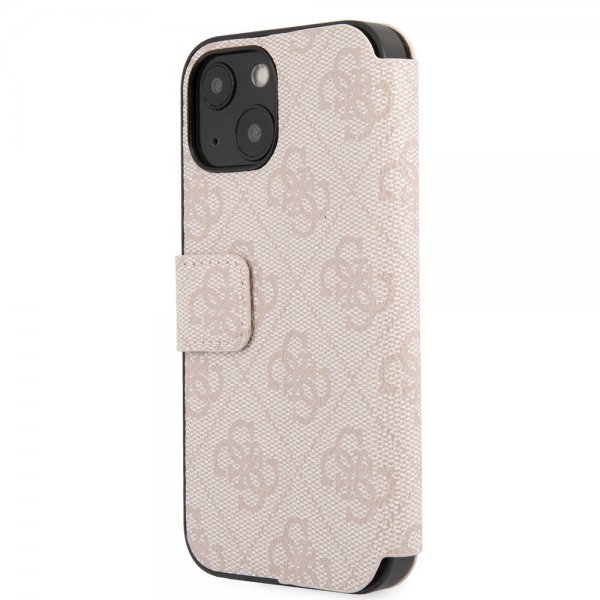 Guess iPhone 15 Etui 4G Logo Rosa