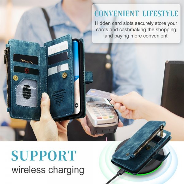 CaseMe iPhone 15 Etui C30 Series Petrol