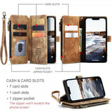 CaseMe iPhone 15 Etui C30 Series Brun
