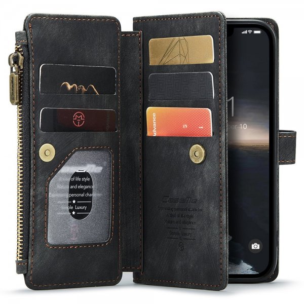 CaseMe iPhone 15 Etui C30 Series Svart