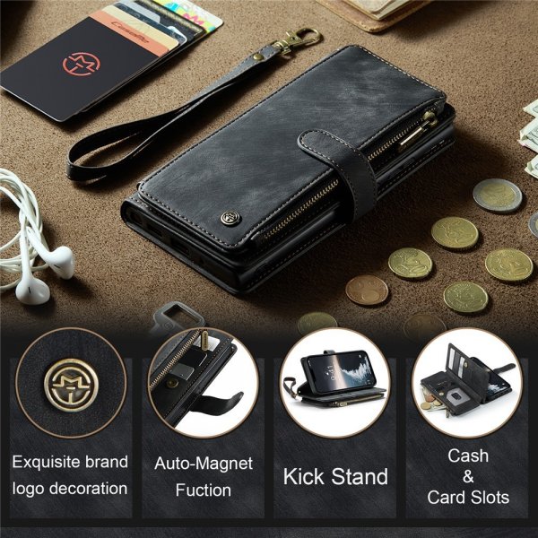 CaseMe iPhone 15 Etui C30 Series Svart