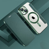 iPhone 15 Etui MagSafe Grønn