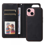 Betopnice iPhone 15 Etui Avtagbart Deksel 005 Svart