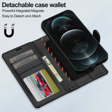 Lc.Imeeke iPhone 15 Etui Avtagbart Deksel L2 Series MagSafe Svart