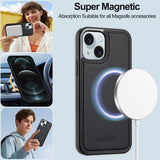 Lc.Imeeke iPhone 15 Etui Avtagbart Deksel L2 Series MagSafe Svart
