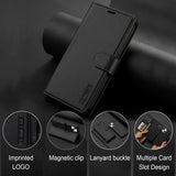 Lc.Imeeke iPhone 15 Etui Avtagbart Deksel L2 Series MagSafe Svart