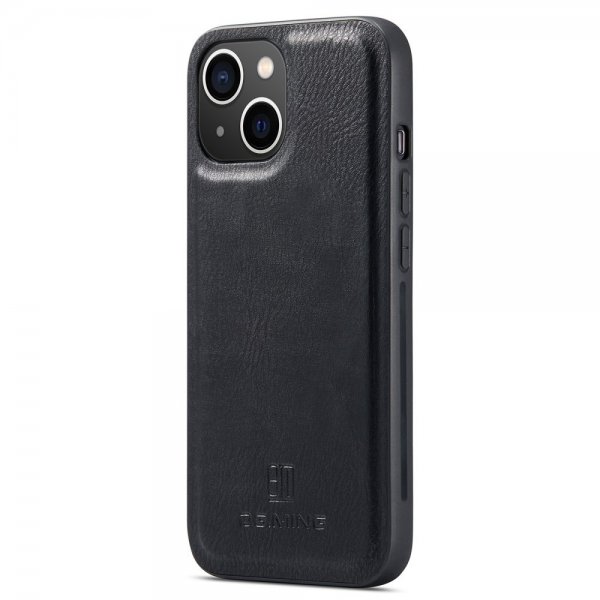 Dg.Ming iPhone 15 Etui Avtagbart Deksel Svart