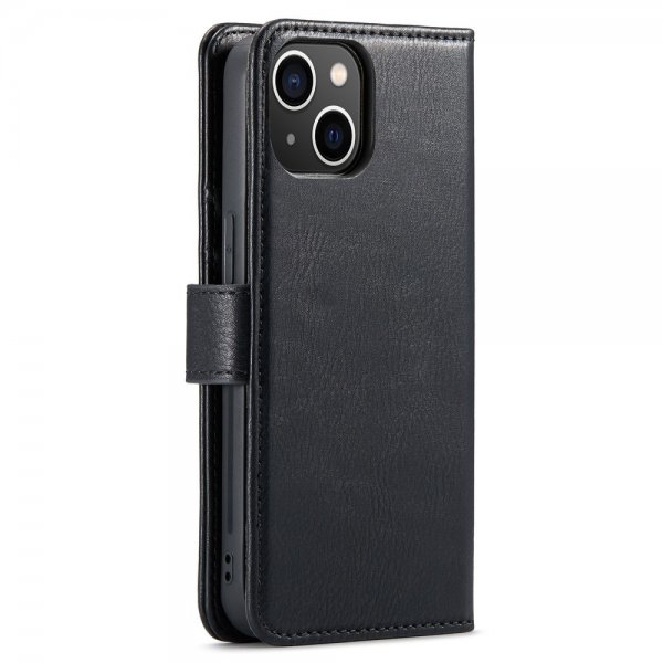 Dg.Ming iPhone 15 Etui Avtagbart Deksel Svart