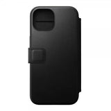 Nomad iPhone 15 Etui Modern Leather Folio Svart