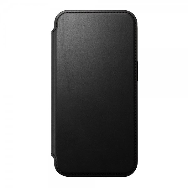 Nomad iPhone 15 Etui Modern Leather Folio Svart