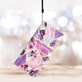 iPhone 15 Etui Motiv Lilla Blomster