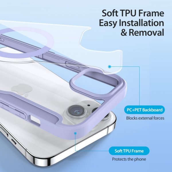 Dux Ducis iPhone 15 Etui Skin X Pro Series MagSafe Lilla