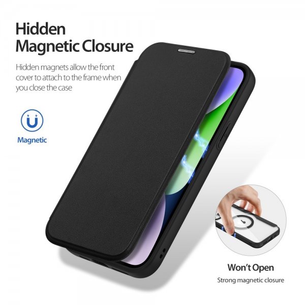 Dux Ducis iPhone 15 Etui Skin X Pro Series MagSafe Svart