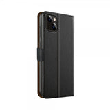 Xqisit iPhone 15 Etui Slim Wallet Selection Svart