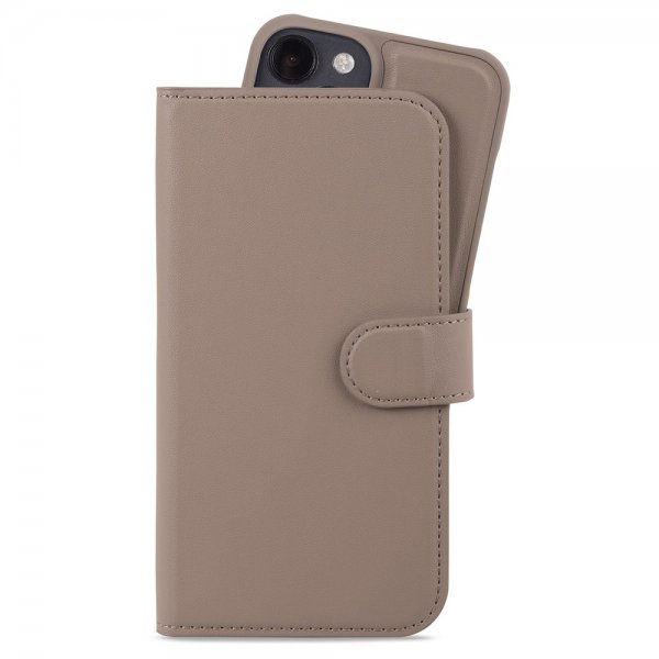 holdit iPhone 15 Etui Wallet Case Magnet Plus Mocha Brown