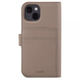 holdit iPhone 15 Etui Wallet Case Magnet Plus Mocha Brown