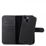 holdit iPhone 15 Etui Wallet Case Magnet Plus Svart