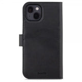 holdit iPhone 15 Etui Wallet Case Magnet Plus Svart