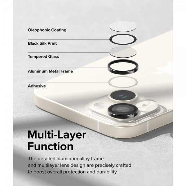 Ringke iPhone 15/iPhone 15 Plus Kamerabeskytter Camera Lens Frame