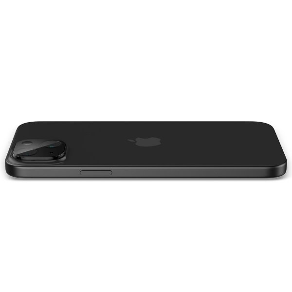 Spigen iPhone 14/15/14 Plus/15 Plus Kamerabeskytter Glas.tR Optik Svart 2-pakning