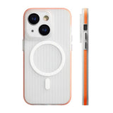 iPhone 15 Deksel Korrugerte MagSafe Oransje