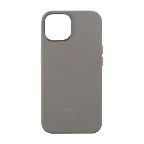 Rvelon iPhone 15 Deksel Silikon MagSafe Grå