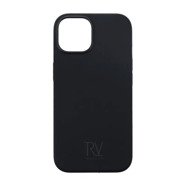 Rvelon iPhone 15 Deksel Silikon MagSafe Svart