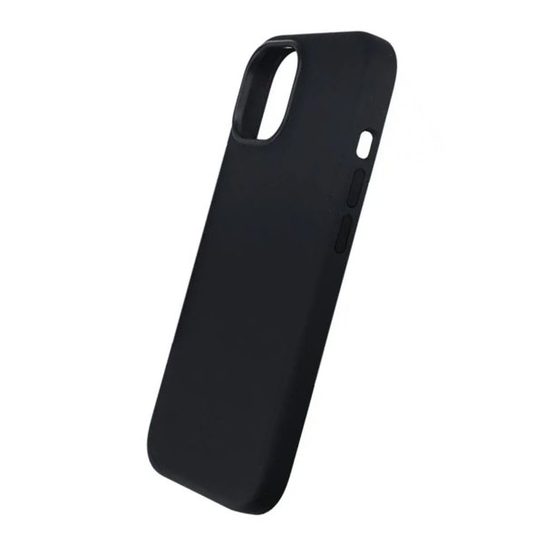 Rvelon iPhone 15 Deksel Silikon MagSafe Svart