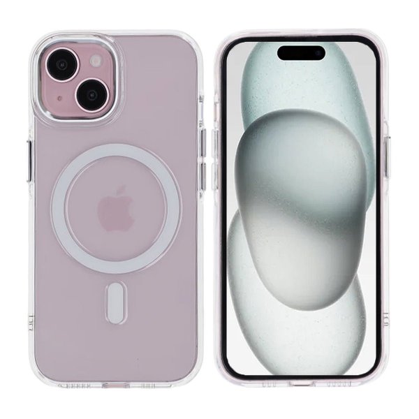 Rvelon iPhone 15 Deksel TPU MagSafe Transparent