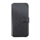Rvelon iPhone 15 Etui Ekte Skinn Svart