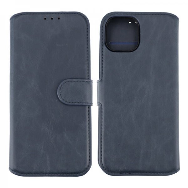 Rvelon iPhone 15 Etui Detachable Wallet Case Blå