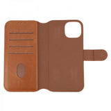 Rvelon iPhone 15 Etui Detachable Wallet Case Brun