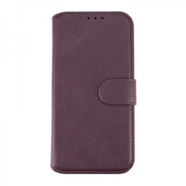 Rvelon iPhone 15 Etui Detachable Wallet Case Lilla