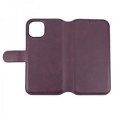 Rvelon iPhone 15 Etui Detachable Wallet Case Lilla