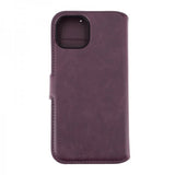 Rvelon iPhone 15 Etui Detachable Wallet Case Lilla