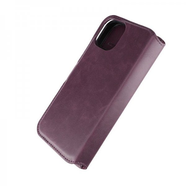 Rvelon iPhone 15 Etui Detachable Wallet Case Lilla