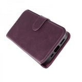 Rvelon iPhone 15 Etui Detachable Wallet Case Lilla