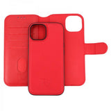 Rvelon iPhone 15 Etui Detachable Wallet Case Rød